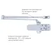 Доводчик RYOBI *9900 9903 SILVER
